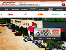 Tablet Screenshot of indianmotorcyclesnorthboston.com